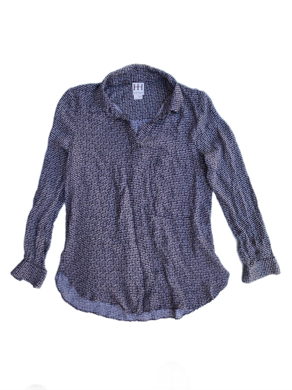The Wise Avoid The Wicked 100% Silk Haute Hippie Blouse